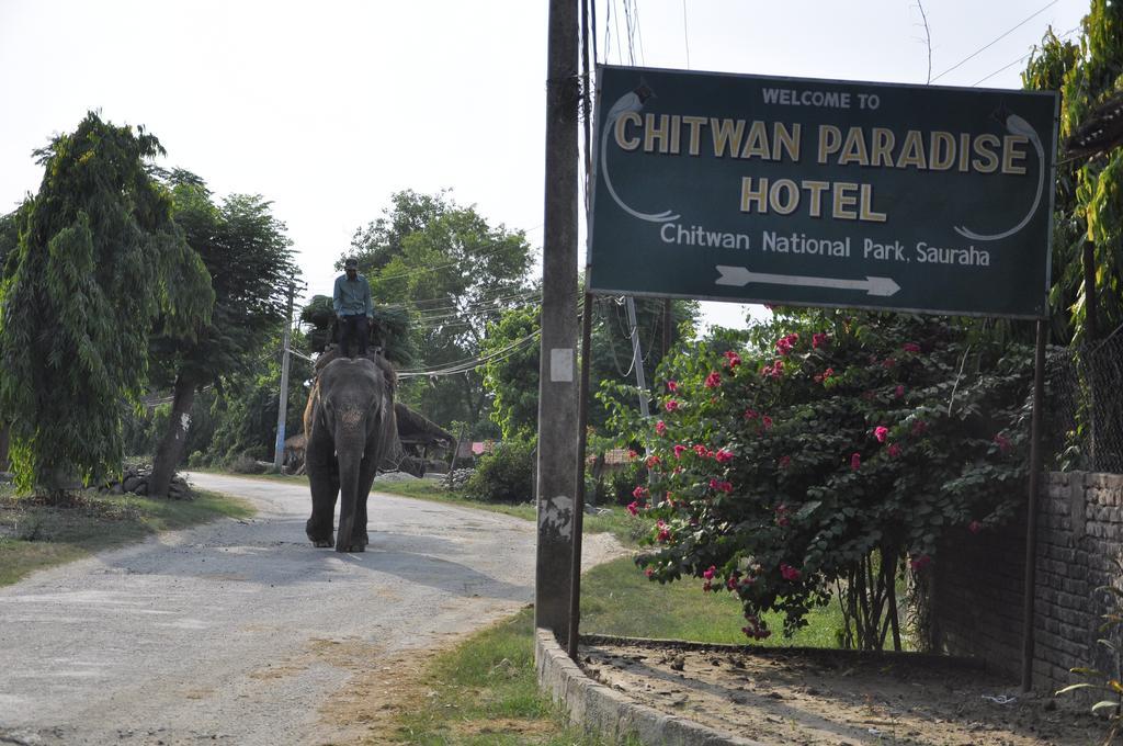 Chitwan Paradise Hotel Саураха Екстериор снимка